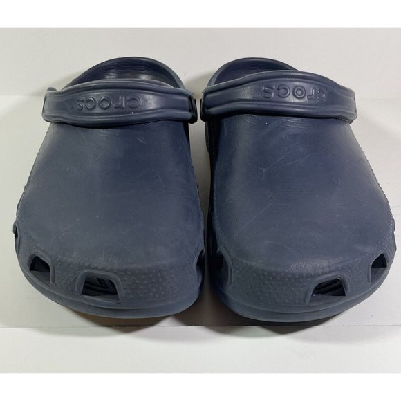 CROCS Cayman Men's 9-11 Black Classic Comfort Clog - Picture 4 of 9